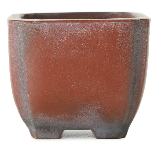 Maceta de bonsái cuadrada sin esmaltar de Bigei - 80 x 80 x 65 mm