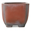 Pot à bonsaï carré non émaillé par Bigei - 80 x 80 x 65 mm