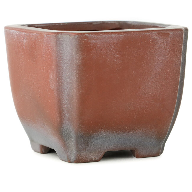 Vaso per bonsai quadrato non smaltato di Bigei - 80 x 80 x 65 mm