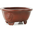 Pot à bonsaï Mokko non émaillé par Bigei - 135 x 115 x 55 mm