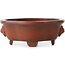 Pot à bonsaï Mokko non émaillé par Bigei - 135 x 115 x 55 mm