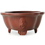 Pot à bonsaï Mokko non émaillé par Bigei - 135 x 115 x 55 mm