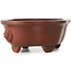 Pot à bonsaï Mokko non émaillé par Bigei - 135 x 115 x 55 mm