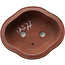 Pot à bonsaï Mokko non émaillé par Bigei - 135 x 115 x 55 mm
