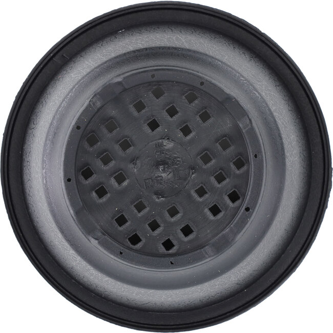 Maceta redonda de plástico negro para bonsái - 160 x 160 x 75 mm