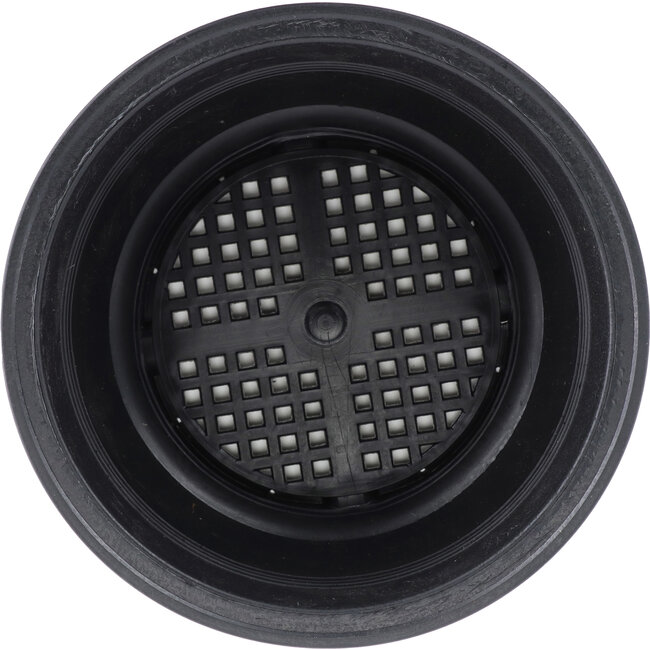 Pot à bonsaï rond en plastique noir - 200 x 200 x 85 mm