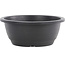 Round black plastic bonsai pot - 230 x 230 x 95 mm