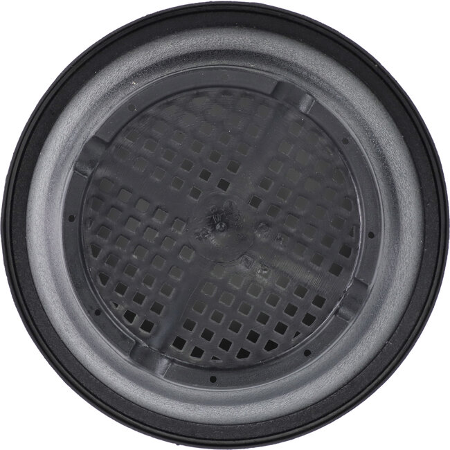 Round black plastic bonsai pot - 230 x 230 x 95 mm