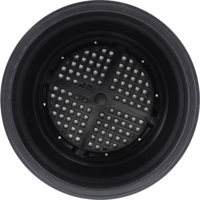 Maceta redonda de plástico negro para bonsái - 230 x 230 x 95 mm