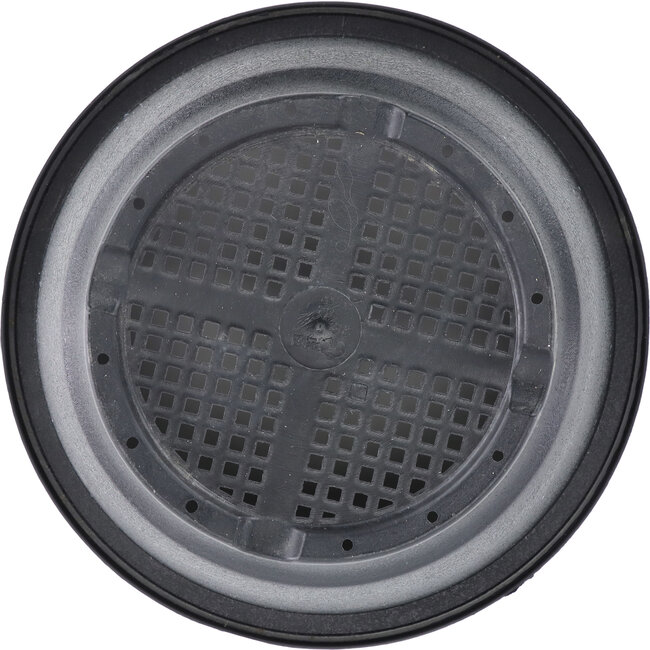 Pot à bonsaï rond en plastique noir - 265 x 265 x 105 mm