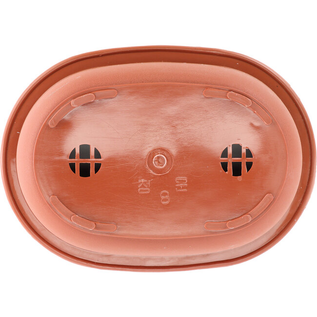 Ovale kunststof bonsaipot in terracotta kleur - 255 x 180 x 80 mm