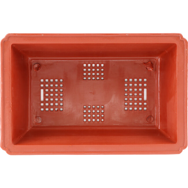 Pot à bonsaï rectangulaire en plastique - 380 x 245 x 105 mm couleur terre cuite