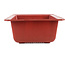 Rectangular terra plastic bonsai pot - 495 x 325 x 140 mm  in terracotta color