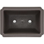 Maceta de bonsái de plástico marrón rectangular - 151 x 105 x 62 mm