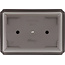 Pot à bonsaï rectangulaire en plastique marron - 245 x 174 x 69 mm