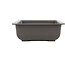 Rectangular brown plastic bonsai pot - 352 x 264 x 93 mm