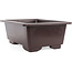 Rectangular brown plastic bonsai pot - 450 x 320 x 155 mm