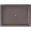 Humidity tray for bonsai pots in brown plastic - 219 x 160 x 20 mm