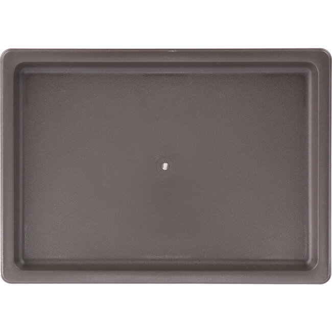 Vassoio raccogligocce in plastica marrone - 280 x 200 x 20 mm