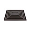 Drip tray  brown plastic - 280 x 200 x 20 mm