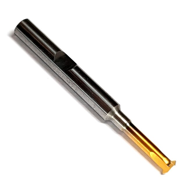 Utensile per intagliare la fresa a candela in HSS; Albero: 6 mm. Lunghezza: 58 mm. Non adatto per Dremel. Per intagliare jin e shari nei bonsai. - Copia