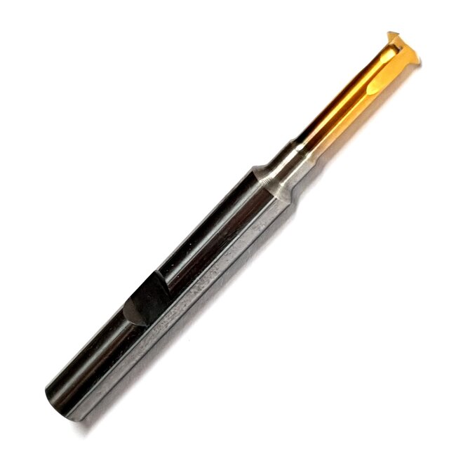 HSS End mill carving tool; Shaft: 6mm. Length: 58mm. Not suitable for Dremel. For carving jin and shari in bonsai. - Copy