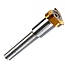 HSS milling tool; Shaft: 6mm. Head : 18 mm. Length: 61mm. Not suitable for Dremel. For cutting jin and shari in bonsai.