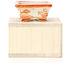 Pot à bonsaï rectangulaire rouge par Kutani - 95 x 75 x 35 mm