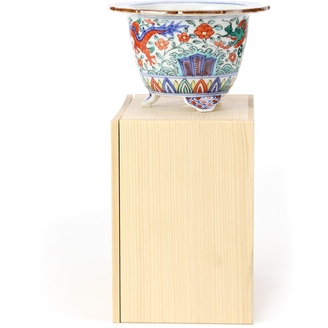 Ronde multicolor bonsaipot van Syoami - 120 x 120 x 75 mm