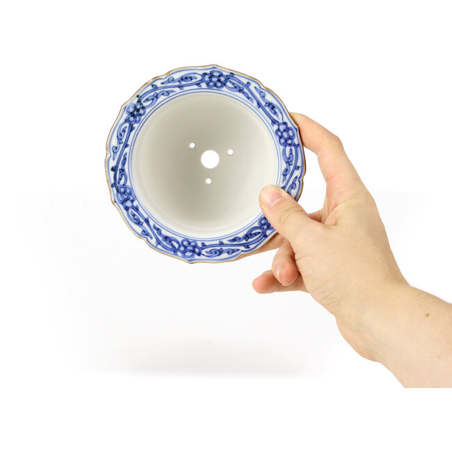 Ronde multicolor bonsaipot van Syoami - 120 x 120 x 75 mm