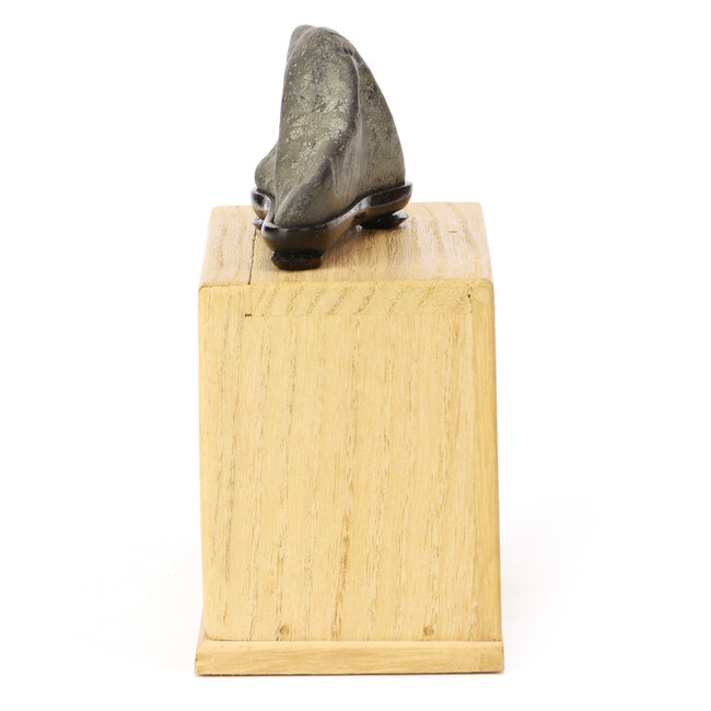 92 mm suiseki en boite, dimensions dont dai 92 x 45 x 35 mm - origine Japon