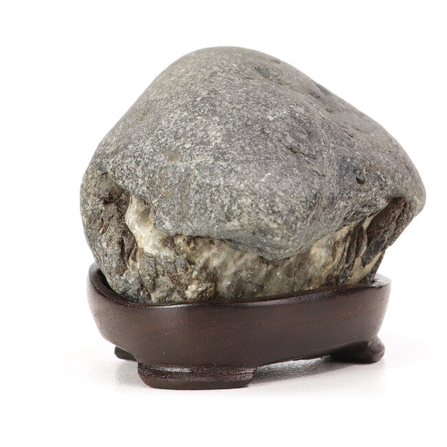 44 mm suiseki avec dai 44 x 65 x 50 mm - origine Japon