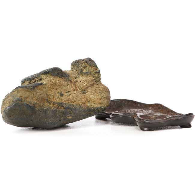 Suiseki da 30 mm con dai 30 x 60 x 28 mm - origine Giappone