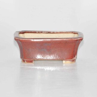 Eimei ( Yozan kiln) 9,6 cm Rectangular pot by Eimei
