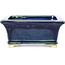 Maceta de bonsái azul rectangular de Keiun Fukuda - 134 x 111 x 58 mm