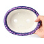 Pot à bonsaï ovale violet par Heian Kozan - 180 x 143 x 53 mm