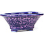 Mokko purple bonsai pot by Heian Kozan - 155 x 140 x 50 mm