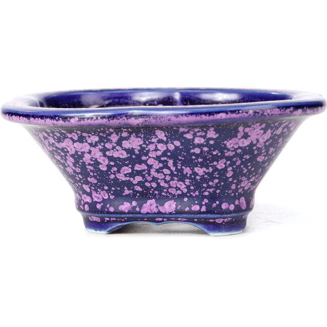 Maceta de bonsái violeta Mokko de Heian Kozan - 155 x 140 x 50 mm