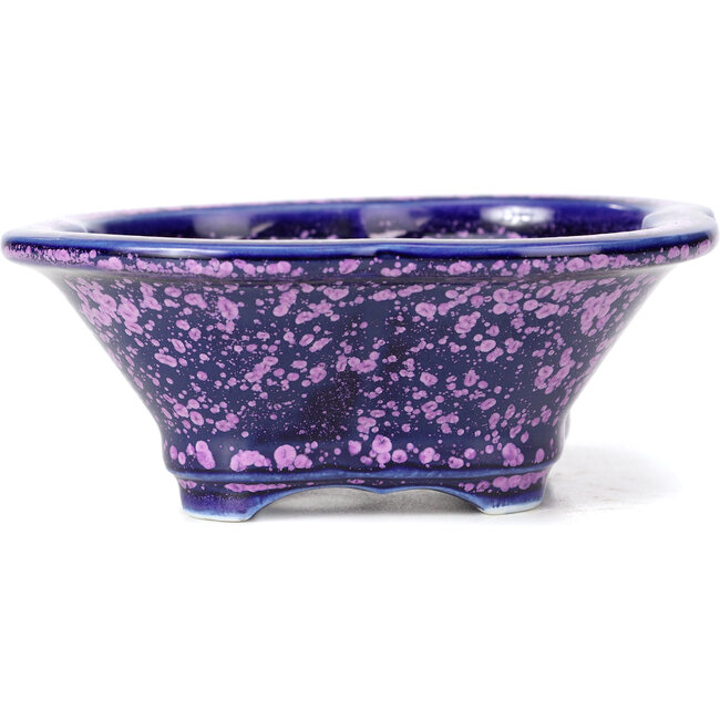 Mokko paarse bonsai pot van Heian Kozan - 155 x 140 x 50 mm