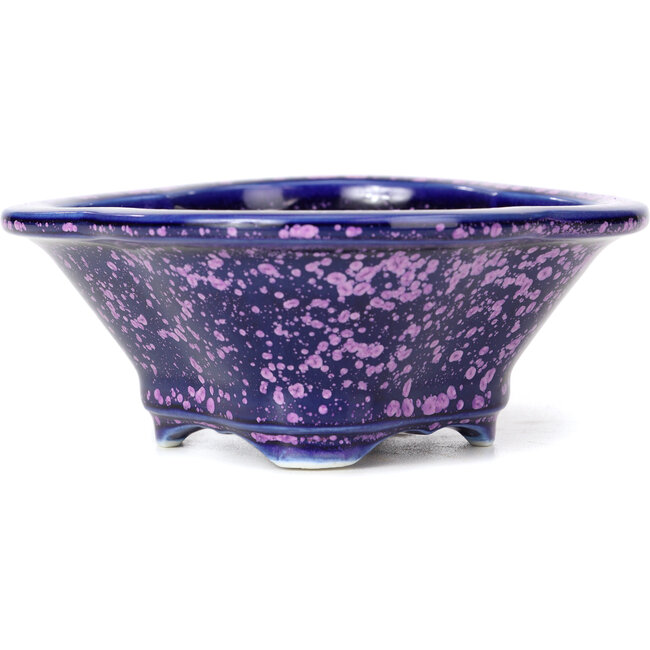 Mokko paarse bonsai pot van Heian Kozan - 155 x 140 x 50 mm