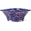 Pot à bonsaï violet Mokko par Heian Kozan - 155 x 140 x 50 mm