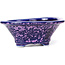 Mokko purple bonsai pot by Heian Kozan - 155 x 140 x 50 mm