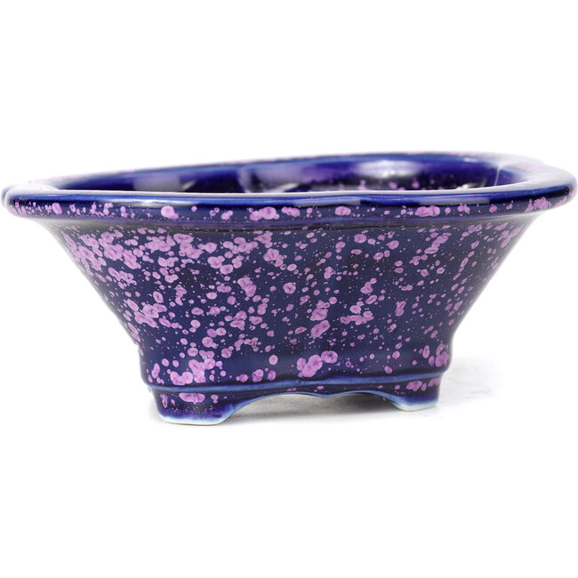 Maceta de bonsái violeta Mokko de Heian Kozan - 155 x 140 x 50 mm