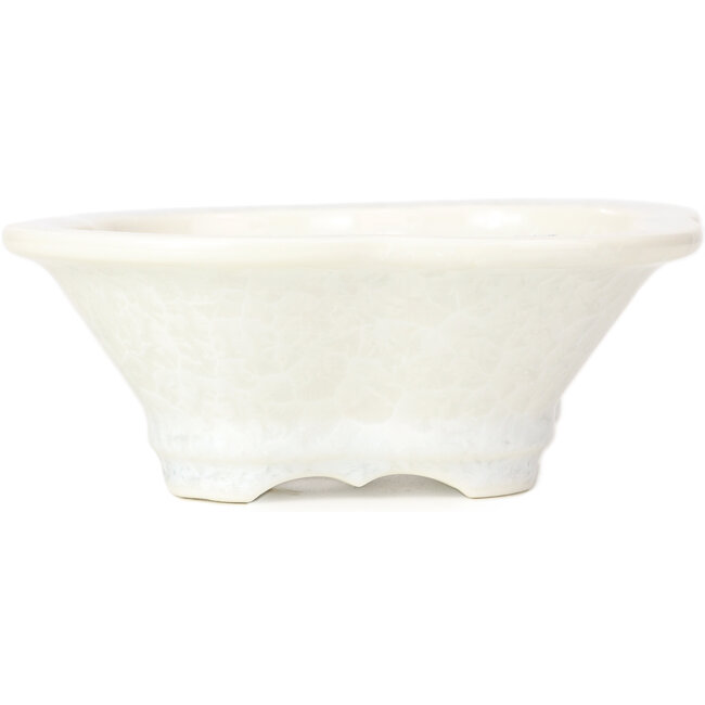 Mokko witte bonsaipot van Heian Kozan - 170 x 160 x 58 mm