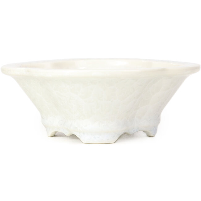 Maceta de bonsái blanca Mokko de Heian Kozan - 170 x 160 x 58 mm