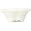 Pot à bonsaï Mokko blanc par Heian Kozan - 170 x 160 x 58 mm