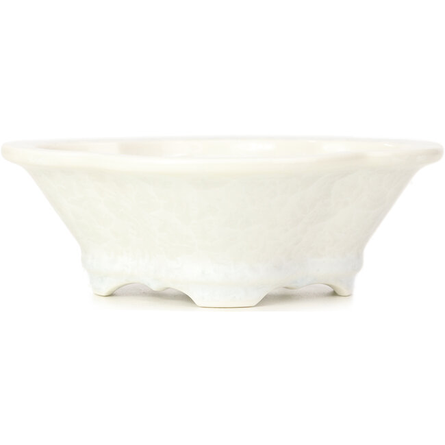 Mokko witte bonsaipot van Heian Kozan - 170 x 160 x 58 mm