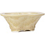 Mokko beige bonsai pot by Heian Kozan - 170 x 160 x 58 mm