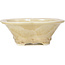 Mokko beige bonsai pot by Heian Kozan - 170 x 160 x 58 mm