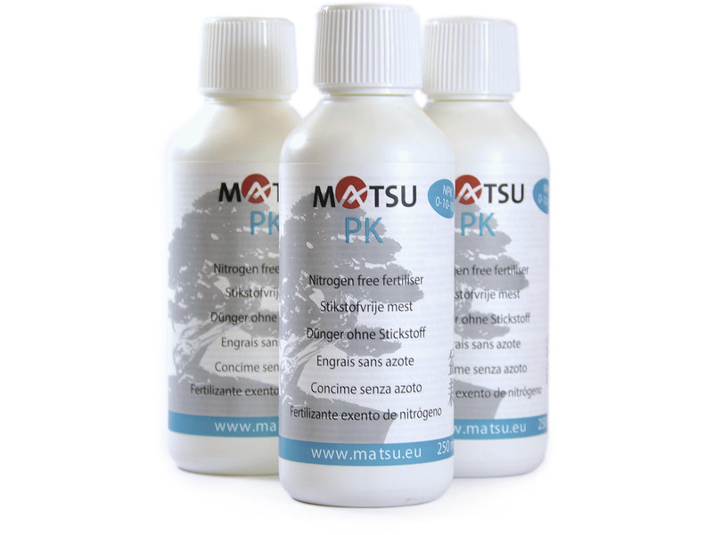 Matsu MATSU PK fertiliser 250 ml, three bottles - for thickening trunk and branches